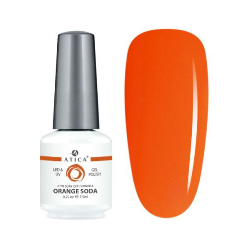 Гель лак Orange Soda GPM03 Atica 7,5 мл