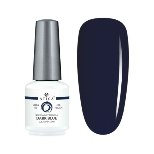 Гель лак Dark Blue GPM28 Atica 7,5 мл Гель лак Dark Blue GPM28 Atica 7,5 мл