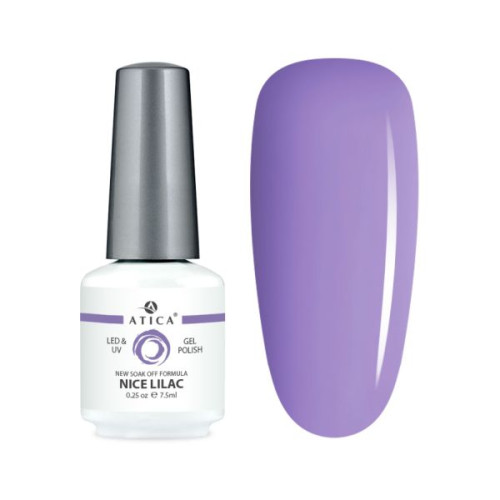 Гель лак Nice Lilac GPM35 Atica 7,5 мл Гель лак Nice Lilac GPM35 Atica 7,5 мл