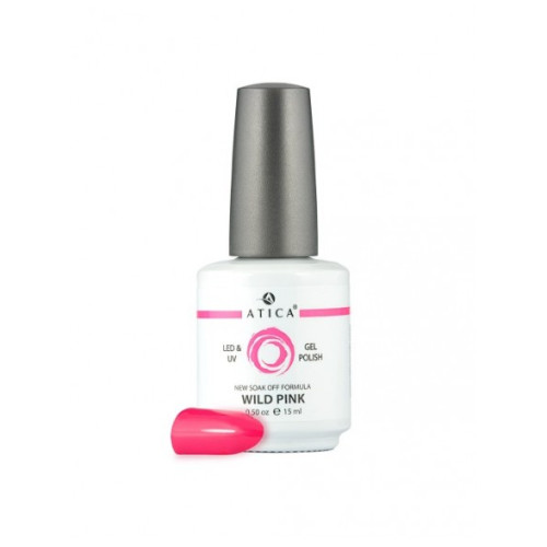 Гель лак Wild Pink GP04 Atica 15 мл Гель лак Wild Pink GP04 Atica 15 мл