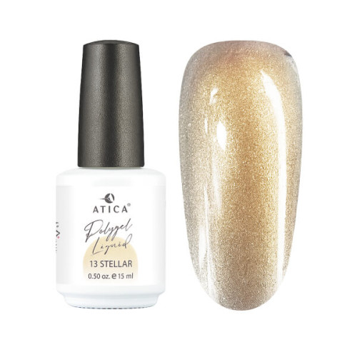 Atica Жидкий Liquid Polygel STELLAR 13 Shimmer, 15 мл Atica Жидкий Liquid Polygel STELLAR 13 Shimmer, 15 мл