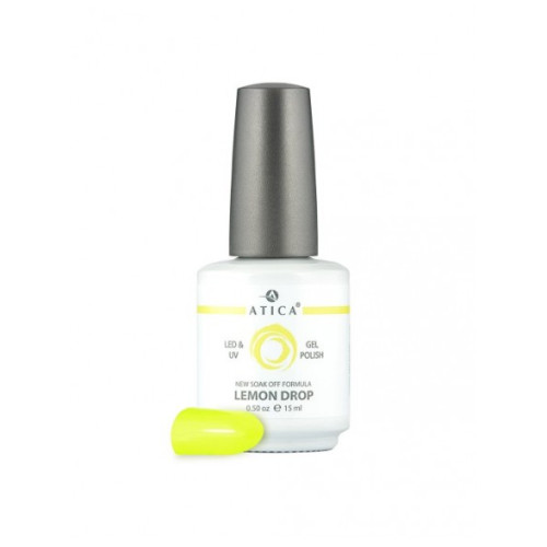 Гель лак Lemon Drop GP038 Atica 15 мл Гель лак Lemon Drop GP038 Atica 15 мл