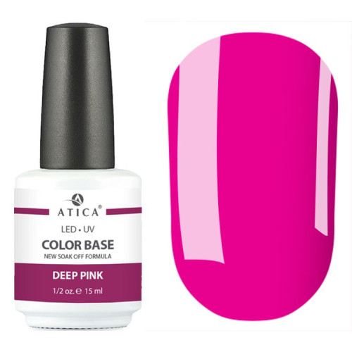 Color Base Цветная база Deep Pink Atica 15 мл