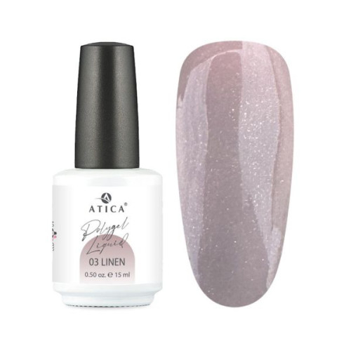 Atica Рідкий Liquid Polygel Linen 03, 15 мл