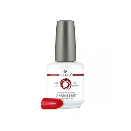 Гель лак Dinamite Red GP63 Atica 15 мл Гель лак Dinamite Red GP63 Atica 15 мл