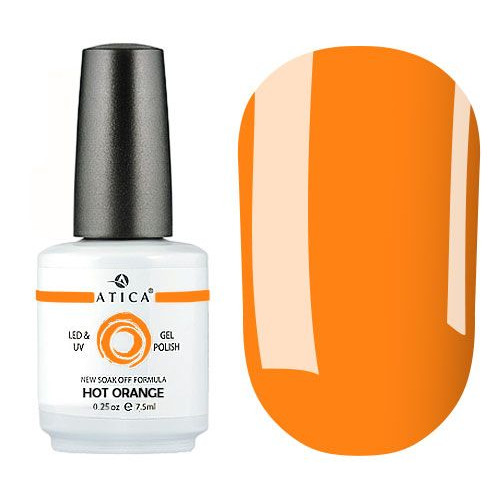 Гель лак Hot Orange GPM62 Atica 7,5 мл Гель лак Hot Orange GPM62 Atica 7,5 мл