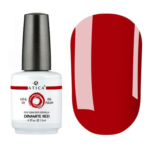 Гель лак Dinamite Red GPM63 Atica 7,5 мл Гель лак Dinamite Red GPM63 Atica 7,5 мл