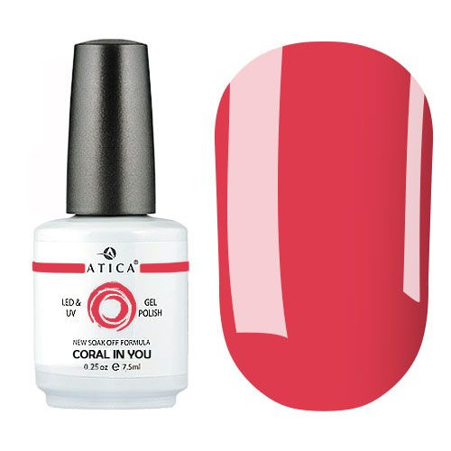 Гель лак Coral in You GPM71 Atica 7,5 мл Гель лак Coral in You GPM71 Atica 7,5 мл