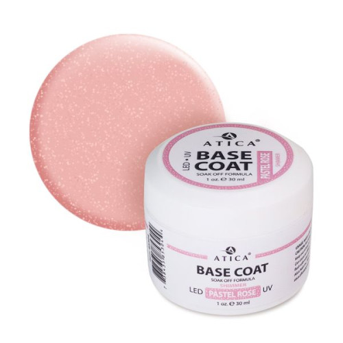 Камуфлююча база з шимером Pastel Rose Atica 30 мл Камуфлююча база з шимером Pastel Rose Atica 30 мл