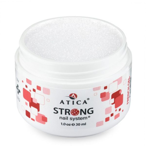 STRONG GEL Pure White Shimmer молочный гель с шимером 30 мл STRONG GEL Pure White Shimmer молочный гель с шимером 30 мл