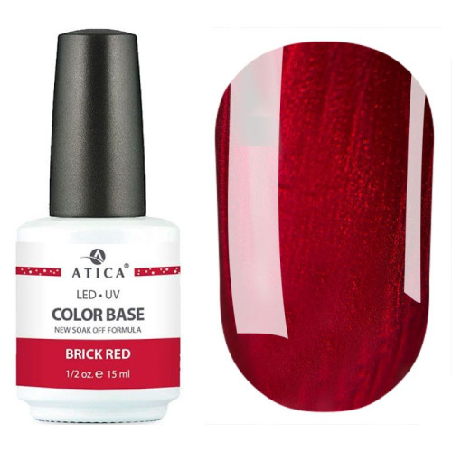 Color Base Цветная база Brick Red 15 мл Color Base Цветная база Brick Red 15 мл
