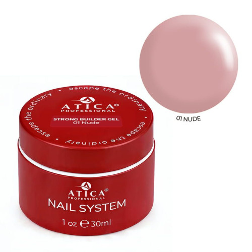 Atica STRONG Gel 01 Nude TPO Free, 30 мл Atica STRONG Gel 01 Nude TPO Free, 30 мл