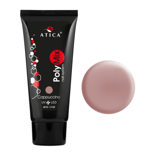 Полігель Polymix Cappuccino Atica 60 г Полігель Polymix Cappuccino Atica 60 г