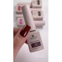 Atica Гель-лак Choco Mood 04 Caramel, 8 мл HEMA/ TPO Free Atica Гель-лак Choco Mood 04 Caramel, 8 мл HEMA/ TPO Free