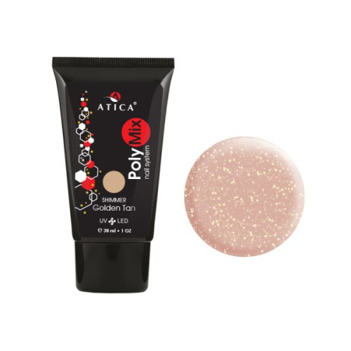 Полигель Polymix Golden Tan Shimmer Atica 30 г Полигель Polymix Golden Tan Shimmer Atica 30 г