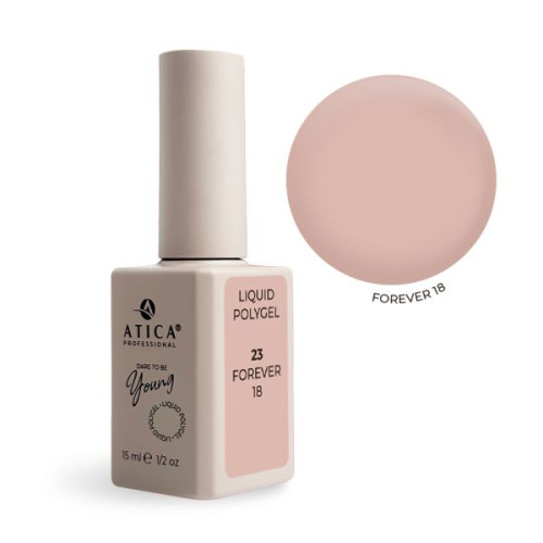 Atica Рідкий Liquid Polygel 23 Forever 18, 15 мл