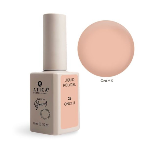 Atica Рідкий Liquid Polygel Only U 25, 15 мл Atica Рідкий Liquid Polygel Only U 25, 15 мл