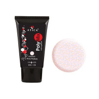 Полігель Polymix Pink Flakes із шимером Atica 30 г Полігель Polymix Pink Flakes із шимером Atica 30 г