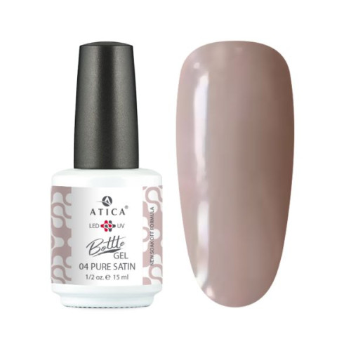 Atica Bottle Gel Pure Satin (soak off) 15 мл