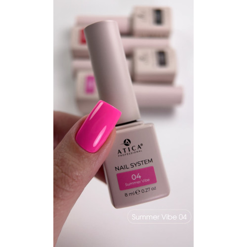 Atica Неоновий гель-лак Summer Vibe 04, 8 мл HEMA/ TPO Free