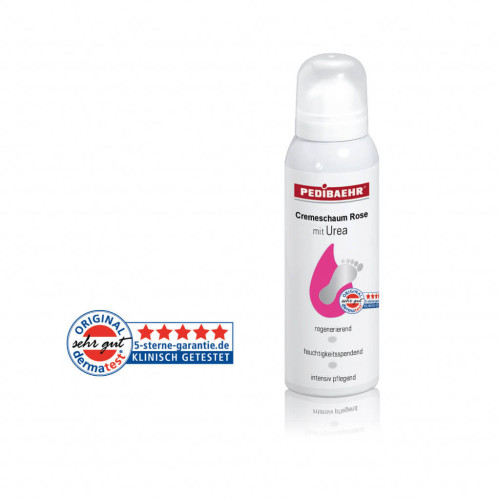 Крем-піна з 10% сечовиною та маслом троянди для ніг 125 мл (CREMESCHAUM ROSE), PEDIBAEHR Крем-піна з 10% сечовиною та маслом троянди для ніг 125 мл (CREMESCHAUM ROSE), PEDIBAEHR
