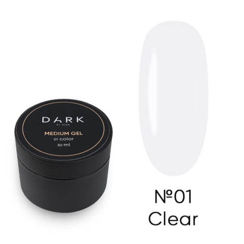 DARK Medium Gel №01, 30 мл (прозорий) DARK Medium Gel №01, 30 мл (прозорий)