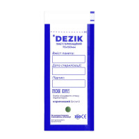 Пакети для стерилізації прозорі Dezik 100шт (75х150 мм)