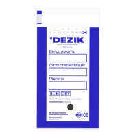 Пакети для стерилізації прозорі Dezik 100шт (150х230 мм)