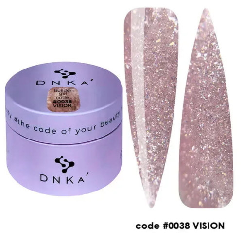 DNKa Builder Gel 0038 Vision 30 мл HEMA/ TPO Free