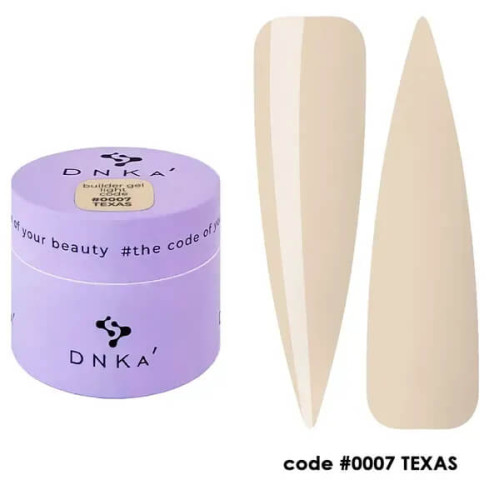 DNKa Builder Gel Light 0007 Texas, 15 мл DNKa Builder Gel Light 0007 Texas, 15 мл