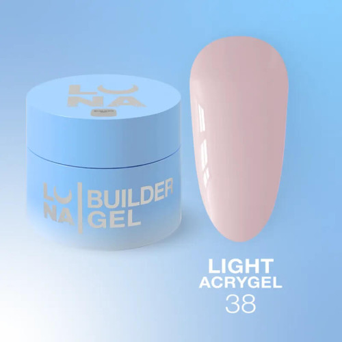 LUNA Рідкий Гель Light Acrygel №38, 30 мл LUNA Рідкий Гель Light Acrygel №38, 30 мл