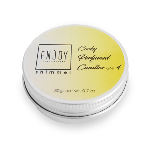 ENJOY Парфумована масажна свічка Shimmer "Cocky" № 4, 30 г