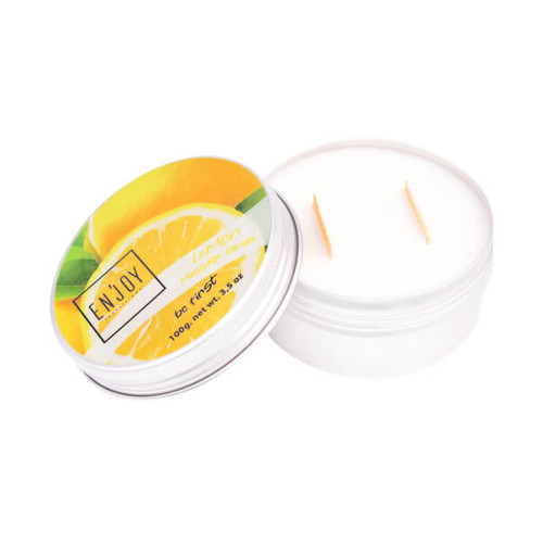 ENJOY Масажна свічка Lemon "Лимон" 100 г ENJOY Масажна свічка Lemon "Лимон" 100 г