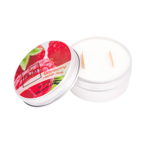 ENJOY Массажная свеча Raspberry Малина 100 г ENJOY Массажная свеча Raspberry Малина 100 г