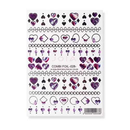 Слайдер JOIA vegan, Combi Foil 028 Слайдер JOIA vegan, Combi Foil 028