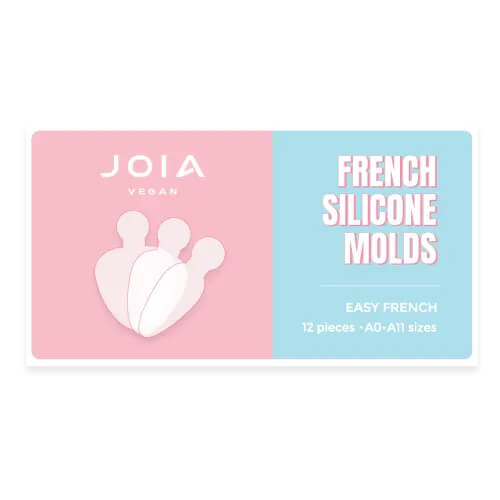 Молды-трафареты для френча French Silicone Molds JOIA vegan 12 шт.