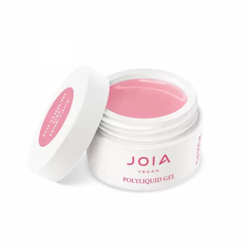 Гель-база PolyLiquid Gel Pink Lace, JOIA Vegan, 15 мл Гель-база PolyLiquid Gel Pink Lace, JOIA Vegan, 15 мл