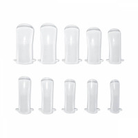 Багаторазові верхні форми для нарощування JOIA vegan Reusable Upper Nail Forms for extensions, 100 шт