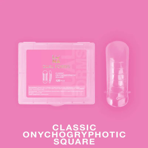 LUNA Верхние формы для наращивания Classic Onychogryphotic Square LUNA Верхние формы для наращивания Classic Onychogryphotic Square