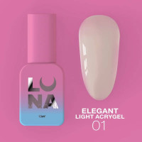 LUNA Жидкий Гель Elegant Light Acrygel №1, 13 мл TPO Free