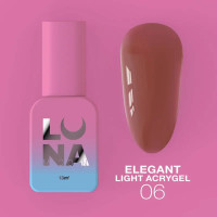 LUNA Жидкий Гель Elegant Light Acrygel №6, 13 мл TPO Free