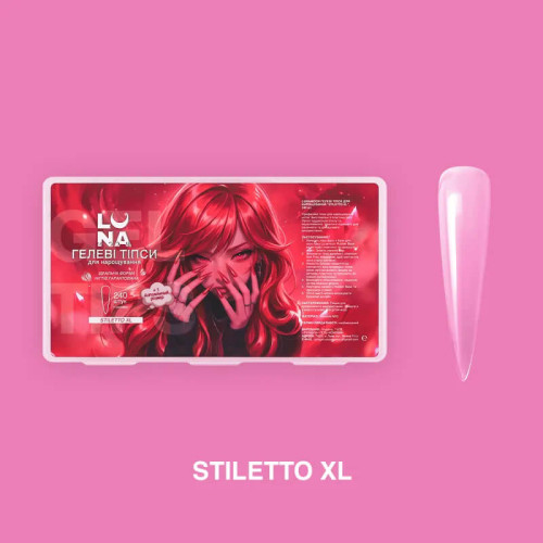 LUNA Гелеві Тіпси Stiletto XL