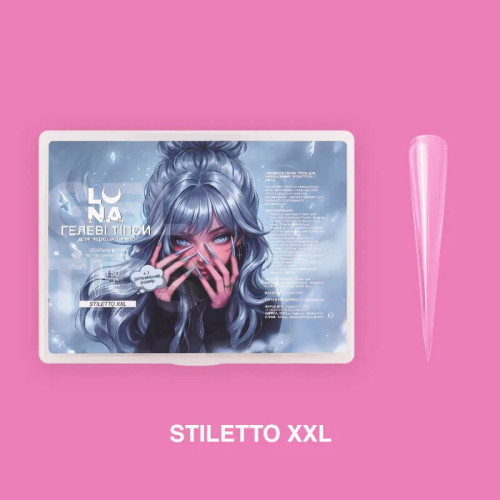 LUNA Гелеві Тіпси Stiletto XXL