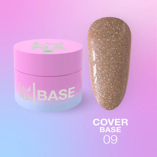 LUNA Камуфлююча база Cover Base №9, 30 ml