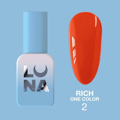 LUNA Гель-лак Rich One Color №2, 8 мл TPO FREE