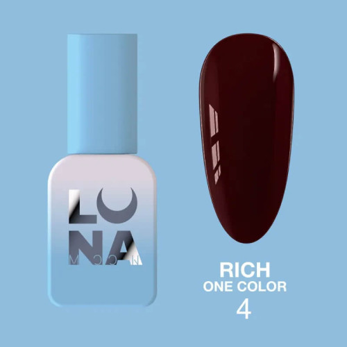 LUNA Гель-лак Rich One Color №4, 8 мл TPO FREE