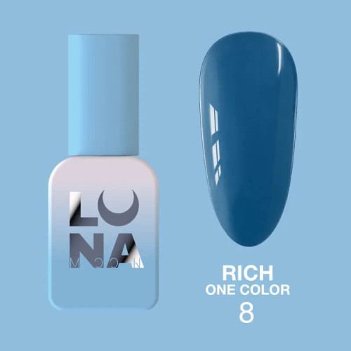 LUNA Гель-лак Rich One Color №8, 8 мл TPO FREE