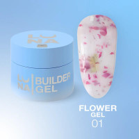 LUNA Гель для нарощування Flower Gel №1, 15 мл