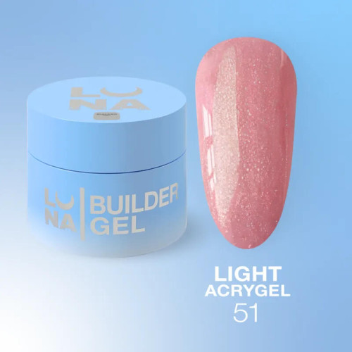 LUNA Жидкий Гель Light Acrygel №51, 30 мл LUNA Жидкий Гель Light Acrygel №51, 30 мл