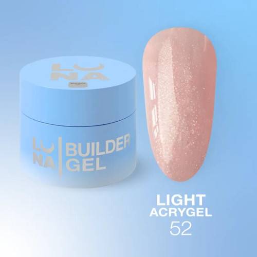 LUNA Рідкий Гель Light Acrygel №52, 30 мл LUNA Рідкий Гель Light Acrygel №52, 30 мл